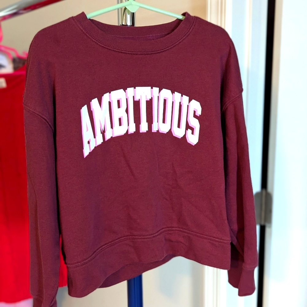 Girls crop sweater